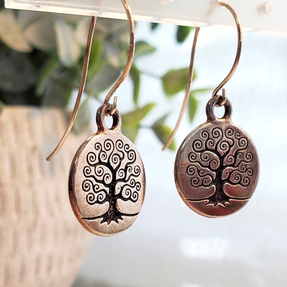 Tree of Life silver earrings